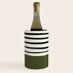 Olive Green x Stripes Wine Chiller Gallery Image 2