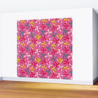 Festive Bows on Pink Background Wall Mural Gallery Image 2