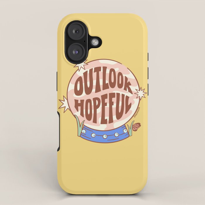 OUTLOOK HOPEFUL (IN YELLOW) iPhone Case Gallery Image 1
