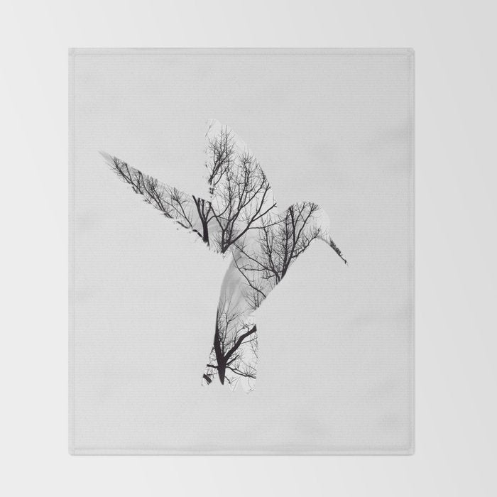 Bird Throw Blanket Gallery Image 2