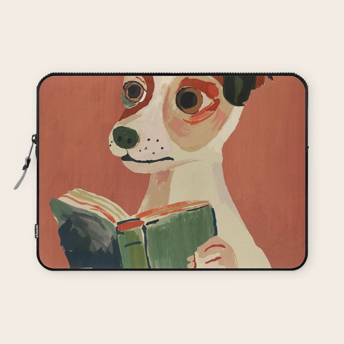 The Bookish Dog Laptop Sleeve Gallery Image 1
