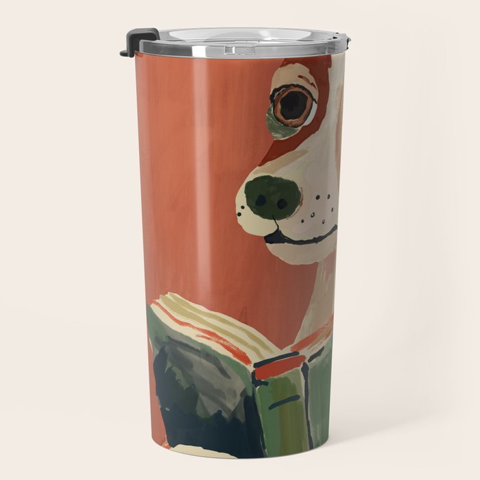 The Bookish Dog Travel Mug Gallery Image 3