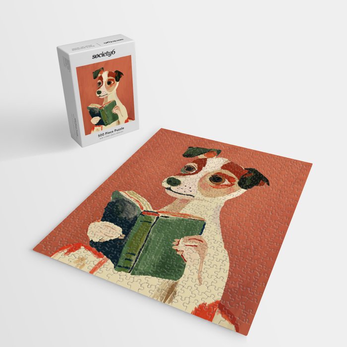 The Bookish Dog Jigsaw Puzzle Gallery Image 2