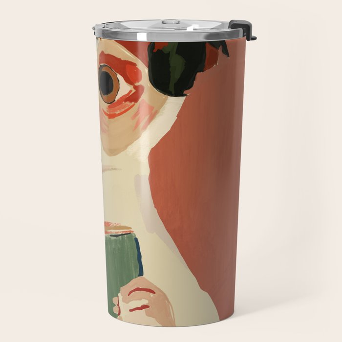 The Bookish Dog Travel Mug Gallery Image 2