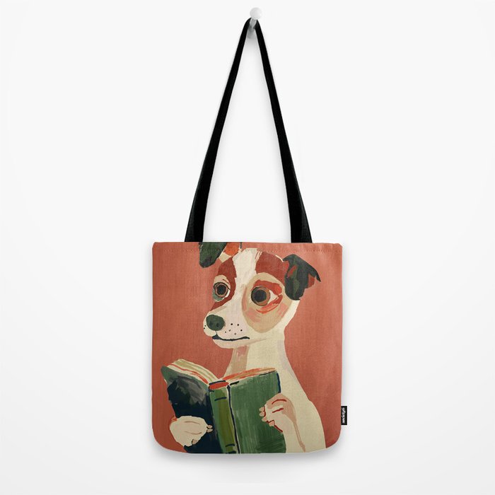 The Bookish Dog Tote Bag Gallery Image 2