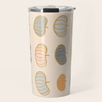 Retro Pumpkin Pattern Collection 1 Travel Mug Gallery Image 1
