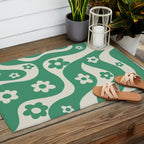 Wavy Outdoor Rug Gallery Image 2