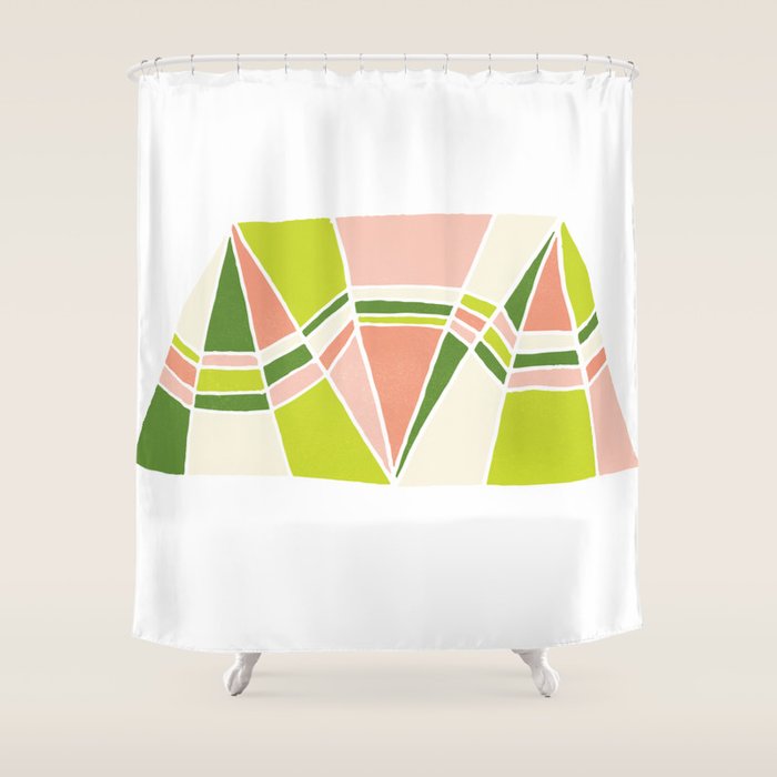 Mountain Range Shower Curtain Gallery Image 1