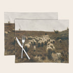 The Return of the Flock, Laren by Anton Mauve Placemat Gallery Image 1