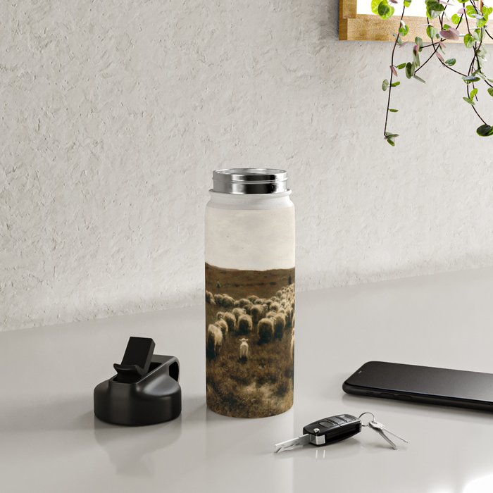 The Return of the Flock, Laren by Anton Mauve Water Bottle Gallery Image 4