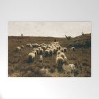The Return of the Flock, Laren by Anton Mauve Welcome Mat Gallery Image 1
