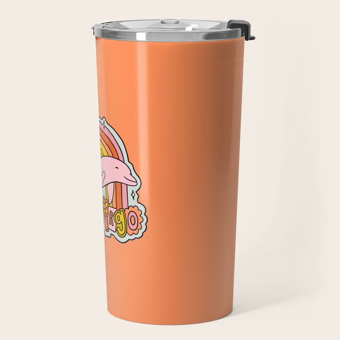 Virgo Dolphin Travel Mug Gallery Image 2
