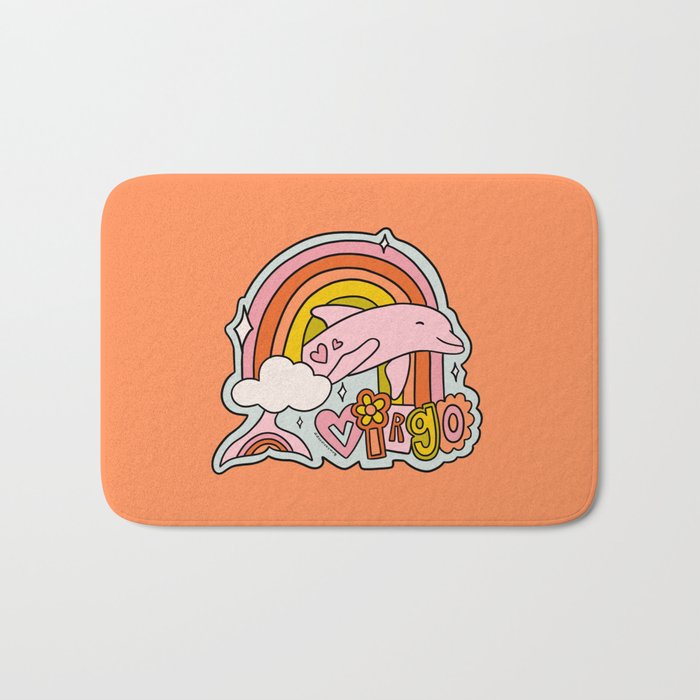 Virgo Dolphin Bath Mat Gallery Image 1