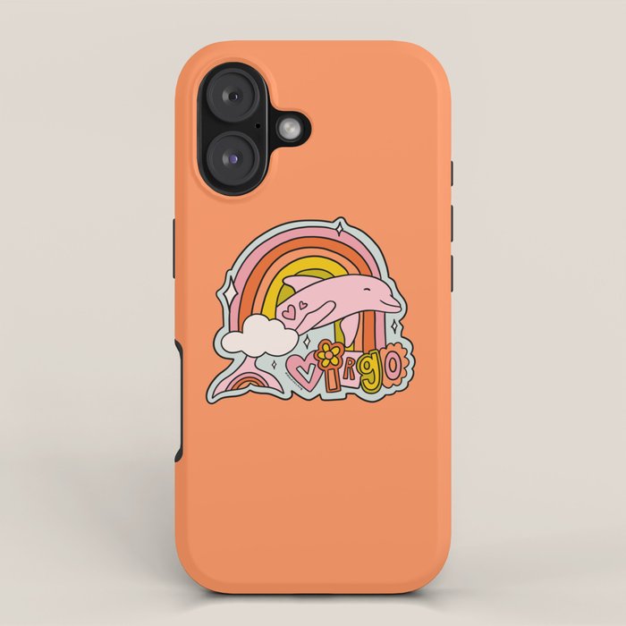 Virgo Dolphin iPhone Case Gallery Image 1