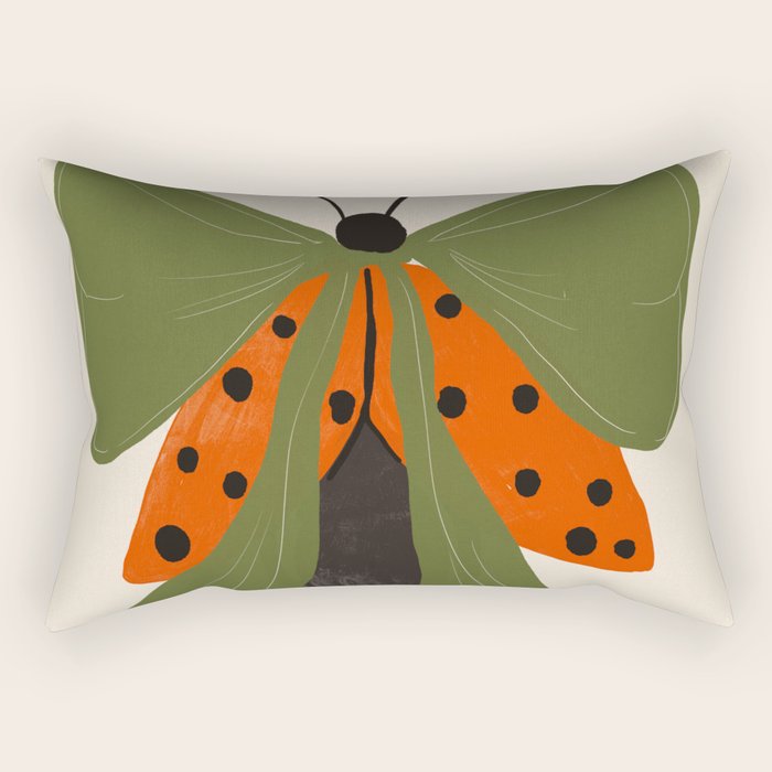 Lady in Flight Rectangular Pillow Gallery Image 2