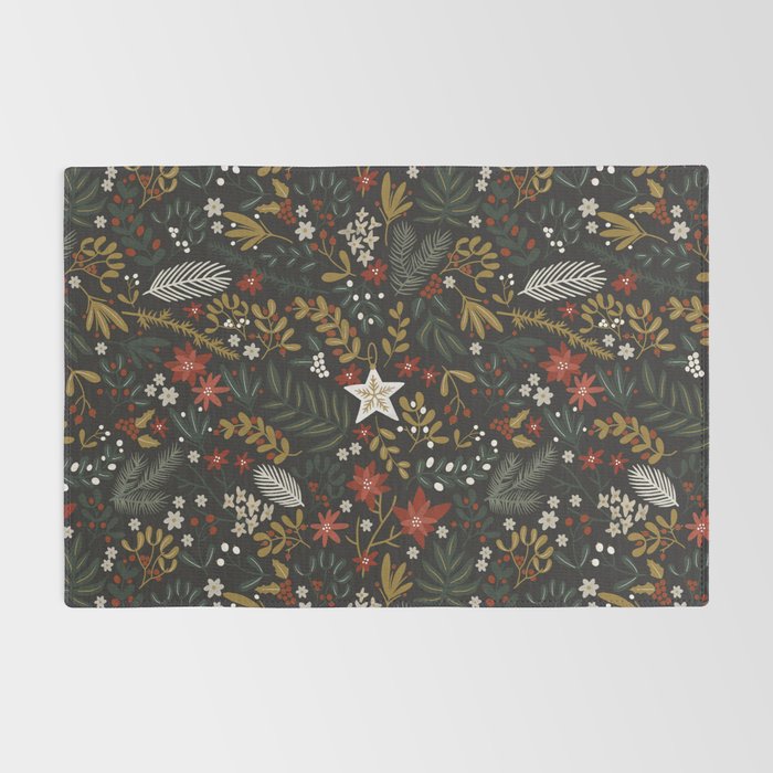 Dark holidays nature Rug Gallery Image 2