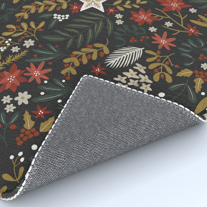 Dark holidays nature Rug Gallery Image 4