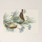 Little Birds and Flowers III Welcome Mat Gallery Image 1