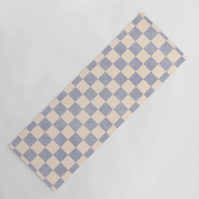 CHECKER - 001 - Ash Yoga Mat Gallery Image 1