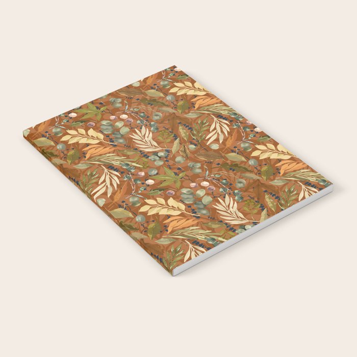 Autumn leafy wild forest B Notebook Gallery Image 2