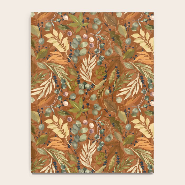 Autumn leafy wild forest B Notebook Gallery Image 4