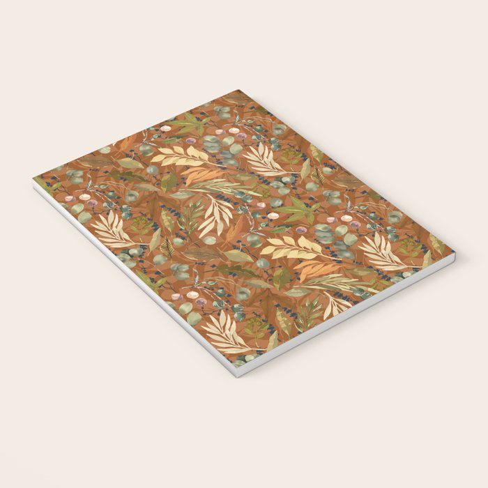 Autumn leafy wild forest B Notebook Gallery Image 3