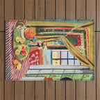 Henri Matisse Interior with a Phonograph Outdoor Rug Gallery Image 1