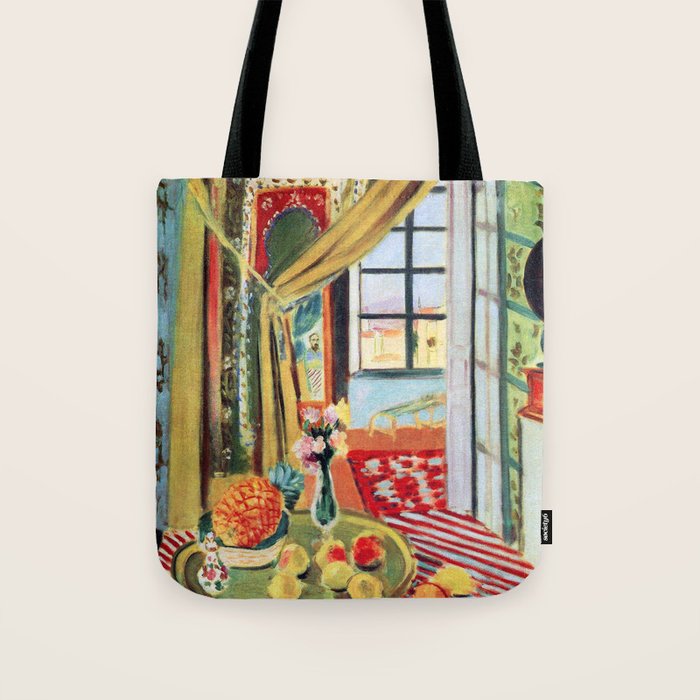 Henri Matisse Interior with a Phonograph Tote Bag Gallery Image 1
