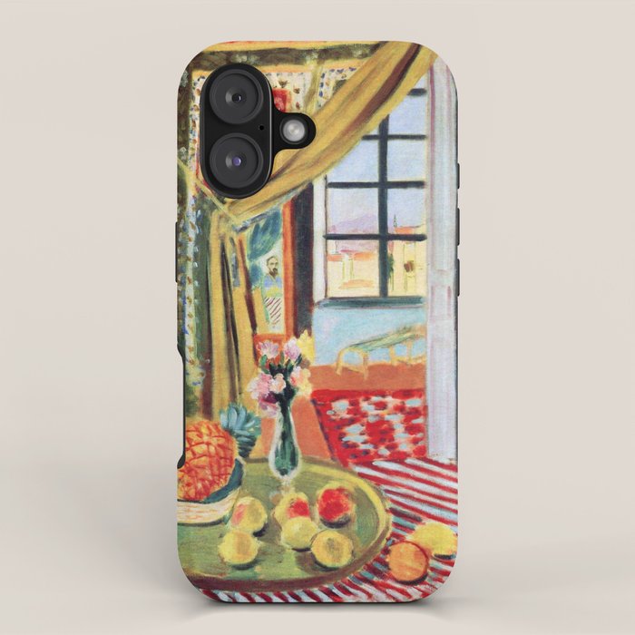 Henri Matisse Interior with a Phonograph iPhone Case Gallery Image 1