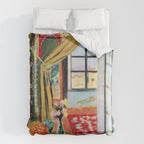 Henri Matisse Interior with a Phonograph Duvet Cover Gallery Image 6