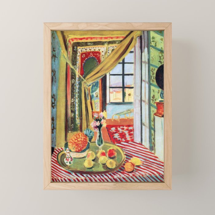 Henri Matisse Interior with a Phonograph Mini Art Print Gallery Image 1