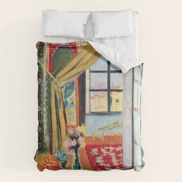 Henri Matisse Interior with a Phonograph Comforter Gallery Image 6