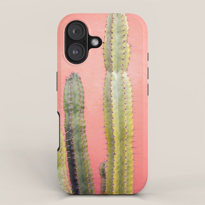 Cactus & Coral | Marrakech Minimalism Botanical Photography iPhone Case Gallery Image 1