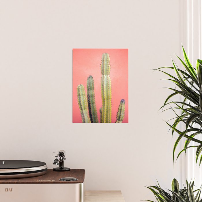 Cactus & Coral | Marrakech Minimalism Botanical Photography Poster Gallery Image 2