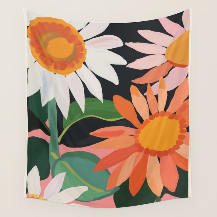 Sunflowers 23 Wall Tapestry Gallery Image 1