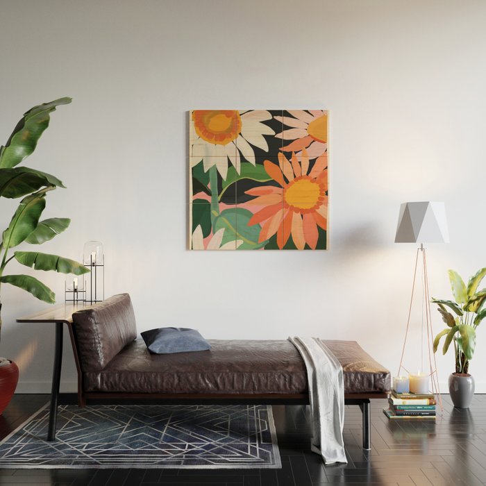 Sunflowers 23 Wood Wall Art Gallery Image 2