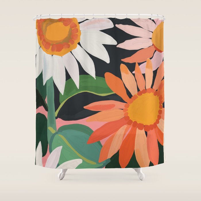 Sunflowers 23 Shower Curtain Gallery Image 1