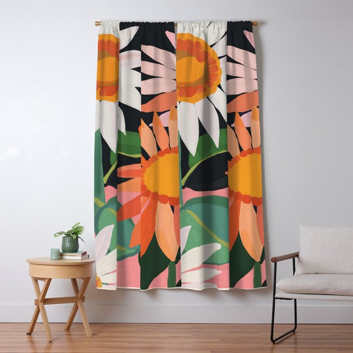 Sunflowers 23 Window Curtain Gallery Image 5