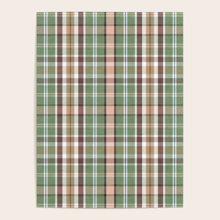 Wilderness Plaid Cozy Heirloom Multi Poster Gallery Image 1