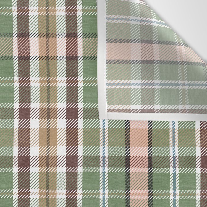 Wilderness Plaid Cozy Heirloom Multi Wall Tapestry Gallery Image 3
