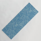 Flowing Blue Spiral Pattern Yoga Mat Gallery Image 1