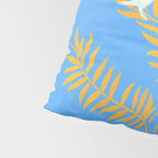 Willow Plants and Birds (blue) Pillow Sham Gallery Image 4