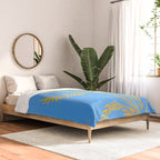 Willow Plants and Birds (blue) Comforter Gallery Image 2