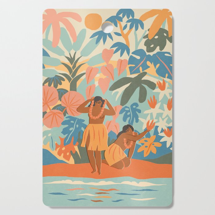 Hawaiian Lei Cutting Board Gallery Image 1