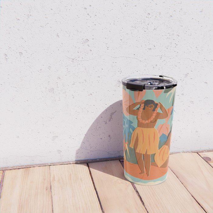 Hawaiian Lei Travel Mug Gallery Image 4