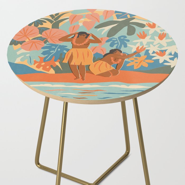 Hawaiian Lei Side Table Gallery Image 2