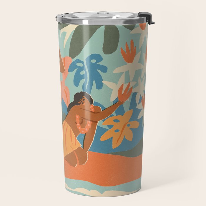 Hawaiian Lei Travel Mug Gallery Image 2