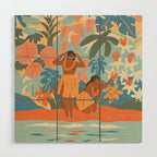 Hawaiian Lei Wood Wall Art Gallery Image 1