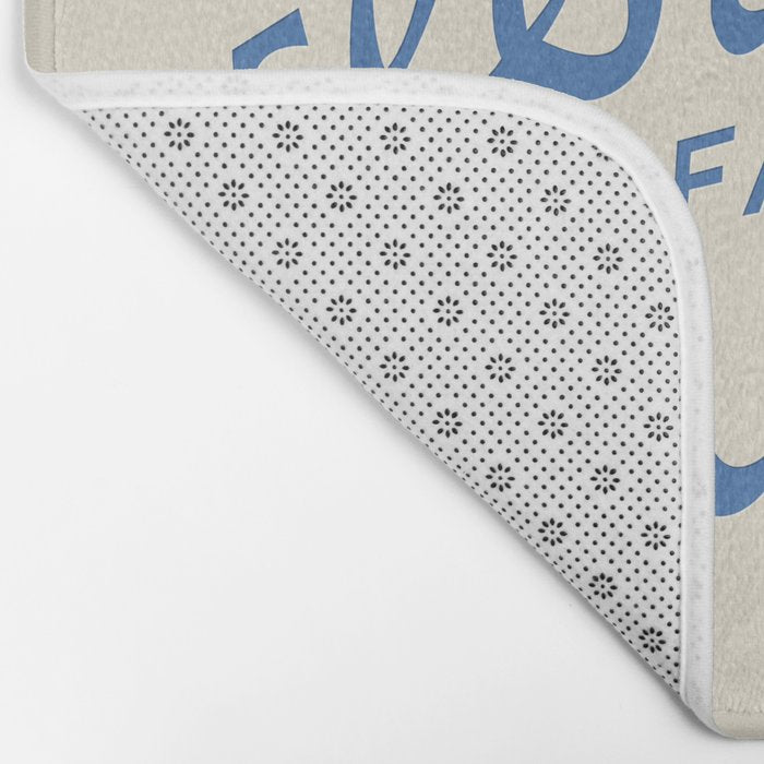 Il dolce far niente Italian - The sweetness of doing nothing Hand Lettering Bath Mat Gallery Image 2