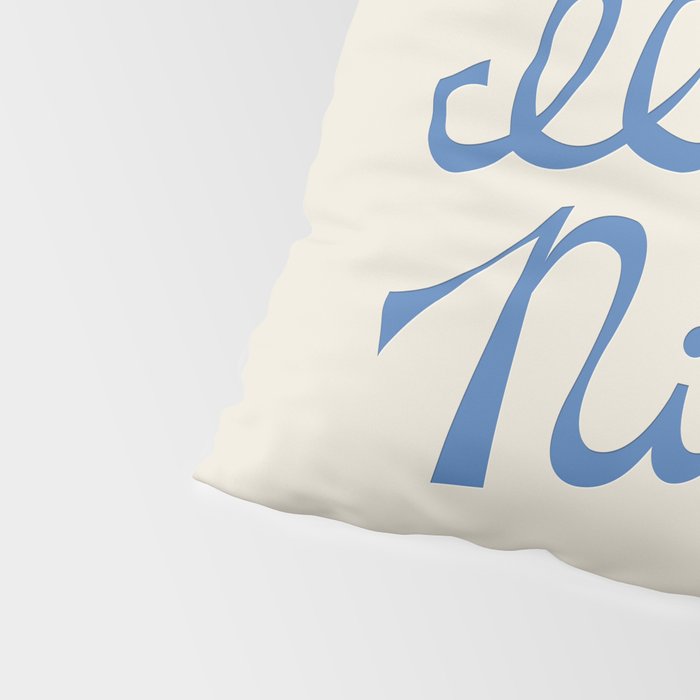 Il dolce far niente Italian - The sweetness of doing nothing Hand Lettering Pillow Sham Gallery Image 4